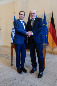 Empfang von Isaac Herzog im Schloss Bellevue in Berlin