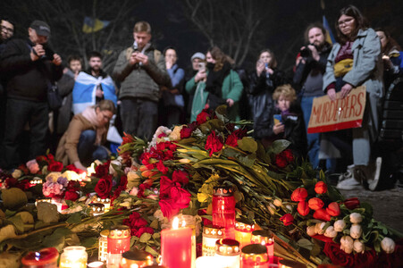 Mahnwache für Alexej Nawalny in Berlin