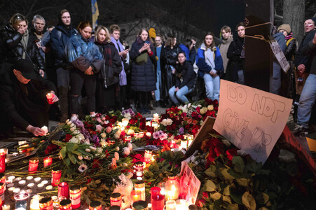 Mahnwache für Alexej Nawalny in Berlin