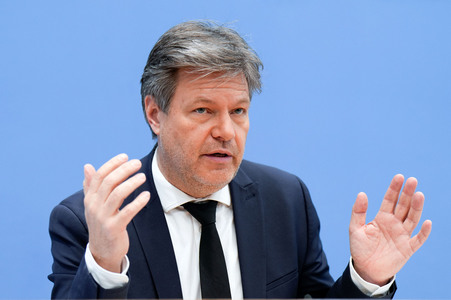 Bundespressekonferenz zur Vorstellung des Jahreswirtschaftsberichts 2024 in Berlin