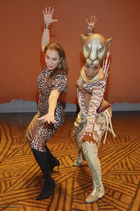 Caroline Beil beim Muscal 'König der Löwen' in Hamburg