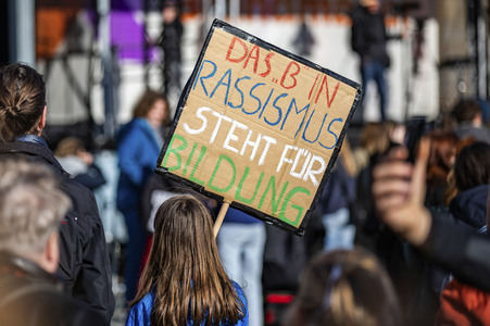 Demonstration gegen Rechts in Dresden