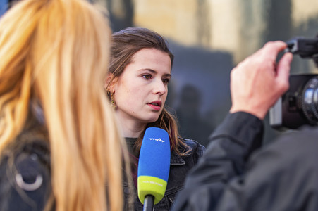 Demonstration gegen Rechts in Dresden