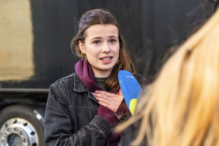 Demonstration gegen Rechts in Dresden