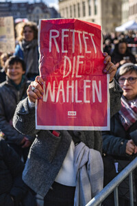 Demonstration gegen Rechts in Dresden
