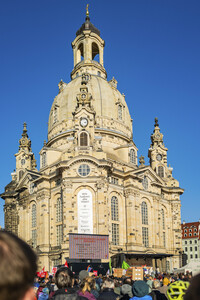 Demonstration gegen Rechts in Dresden
