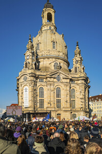 Demonstration gegen Rechts in Dresden
