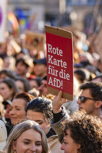 Demonstration gegen Rechts in Dresden
