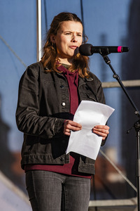 Demonstration gegen Rechts in Dresden