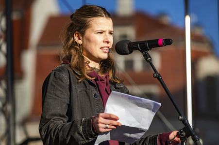 Demonstration gegen Rechts in Dresden