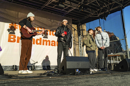 Demonstration gegen Rechts in Dresden