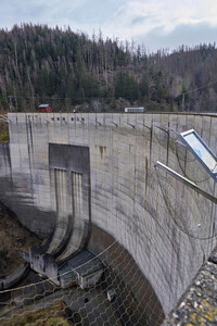 Die Okertalsperre bei Altenau