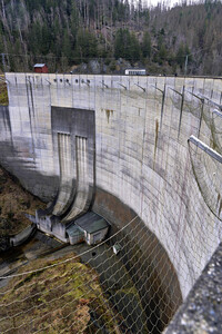 Die Okertalsperre bei Altenau