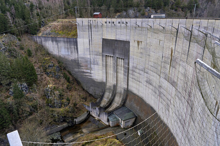 Die Okertalsperre bei Altenau