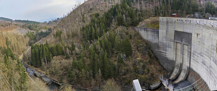 Die Okertalsperre bei Altenau