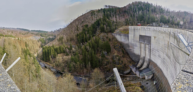 Die Okertalsperre bei Altenau