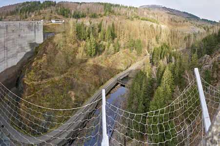 Die Okertalsperre bei Altenau