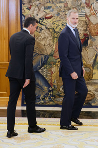 König Felipe empfängt Präsident Peña in Madrid