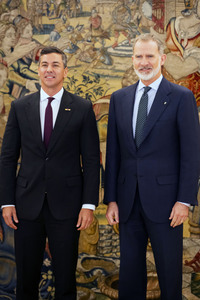 König Felipe empfängt Präsident Peña in Madrid