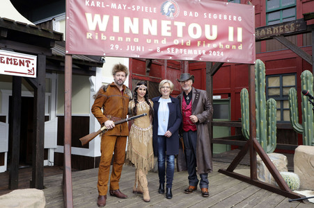 Pressetermin 'Winnetou II - Ribanna und Old Firehand' in Bad Segeberg