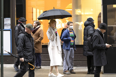 Dreharbeiten 'Babygirl' in New York