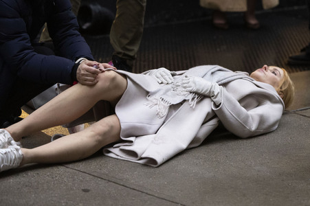 Dreharbeiten 'Babygirl' in New York