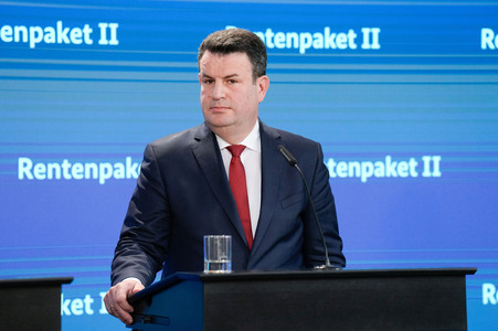 Pressekonferenz zum Rentenpaket II in Berlin