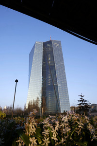 Die Europäische Zentralbank in Frankfurt