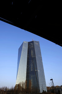 Die Europäische Zentralbank in Frankfurt