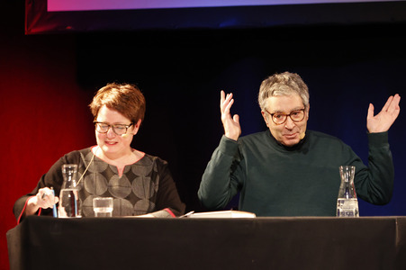 Didier Eribon und Ulrich Matthes auf der lit.Cologne 2024 in Köln