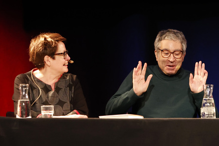 Didier Eribon und Ulrich Matthes auf der lit.Cologne 2024 in Köln