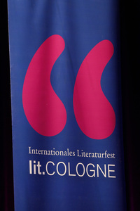 Dietmar Bär, Anna Schudt und Thomas Böhm auf der lit.Cologne 2024 in Köln