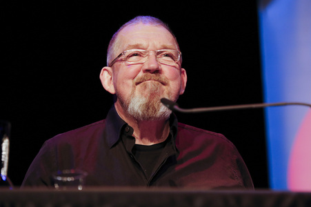 Dietmar Bär, Anna Schudt und Thomas Böhm auf der lit.Cologne 2024 in Köln