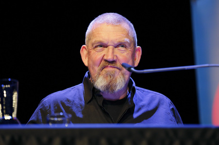 Dietmar Bär, Anna Schudt und Thomas Böhm auf der lit.Cologne 2024 in Köln