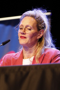 Dietmar Bär, Anna Schudt und Thomas Böhm auf der lit.Cologne 2024 in Köln