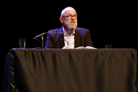 Dietmar Bär, Anna Schudt und Thomas Böhm auf der lit.Cologne 2024 in Köln