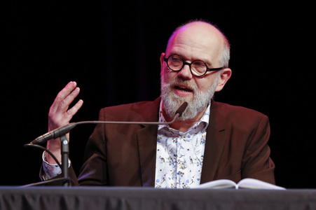 Dietmar Bär, Anna Schudt und Thomas Böhm auf der lit.Cologne 2024 in Köln
