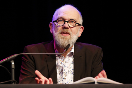 Dietmar Bär, Anna Schudt und Thomas Böhm auf der lit.Cologne 2024 in Köln