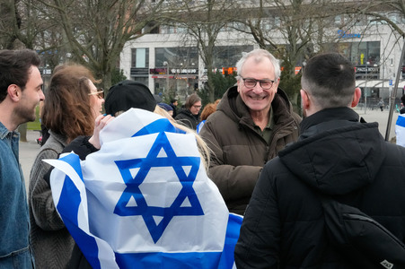 Demonstration gegen Antisemitismus in Berlin