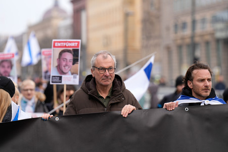 Demonstration gegen Antisemitismus in Berlin