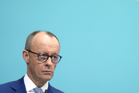 Sitzung der Präsidien der CDU und der CSU zum Europawahlprogramm in Berlin