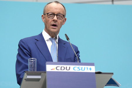 Sitzung der Präsidien der CDU und der CSU zum Europawahlprogramm in Berlin