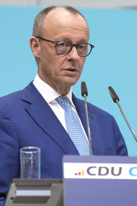 Sitzung der Präsidien der CDU und der CSU zum Europawahlprogramm in Berlin