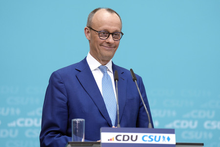 Sitzung der Präsidien der CDU und der CSU zum Europawahlprogramm in Berlin