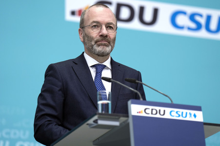 Sitzung der Präsidien der CDU und der CSU zum Europawahlprogramm in Berlin