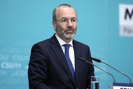 Sitzung der Präsidien der CDU und der CSU zum Europawahlprogramm in Berlin