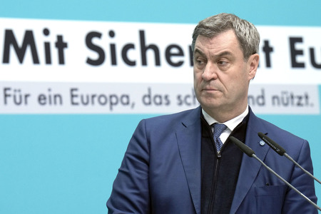 Sitzung der Präsidien der CDU und der CSU zum Europawahlprogramm in Berlin