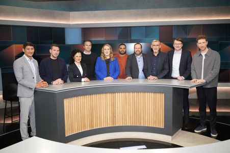 Talkshow 'hart aber fair' in Berlin