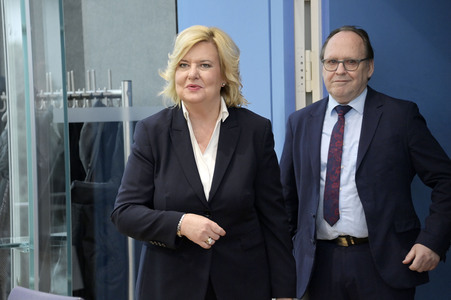 Bundespressekonferenz zur Vorstellung des Jahresberichtes 2023 in Berlin