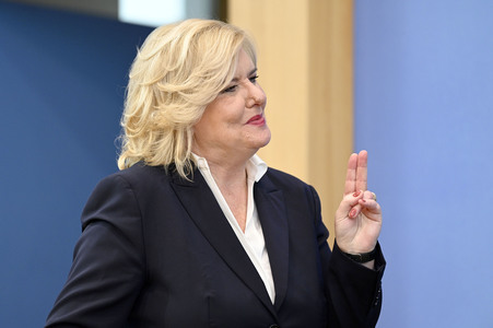 Bundespressekonferenz zur Vorstellung des Jahresberichtes 2023 in Berlin